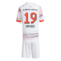 Stroje piłkarskie Bayern Munich Alphonso Davies #19 Koszulka Wyjazdowej dla dzieci 2025-26 Krótki Rękaw (+ szorty)